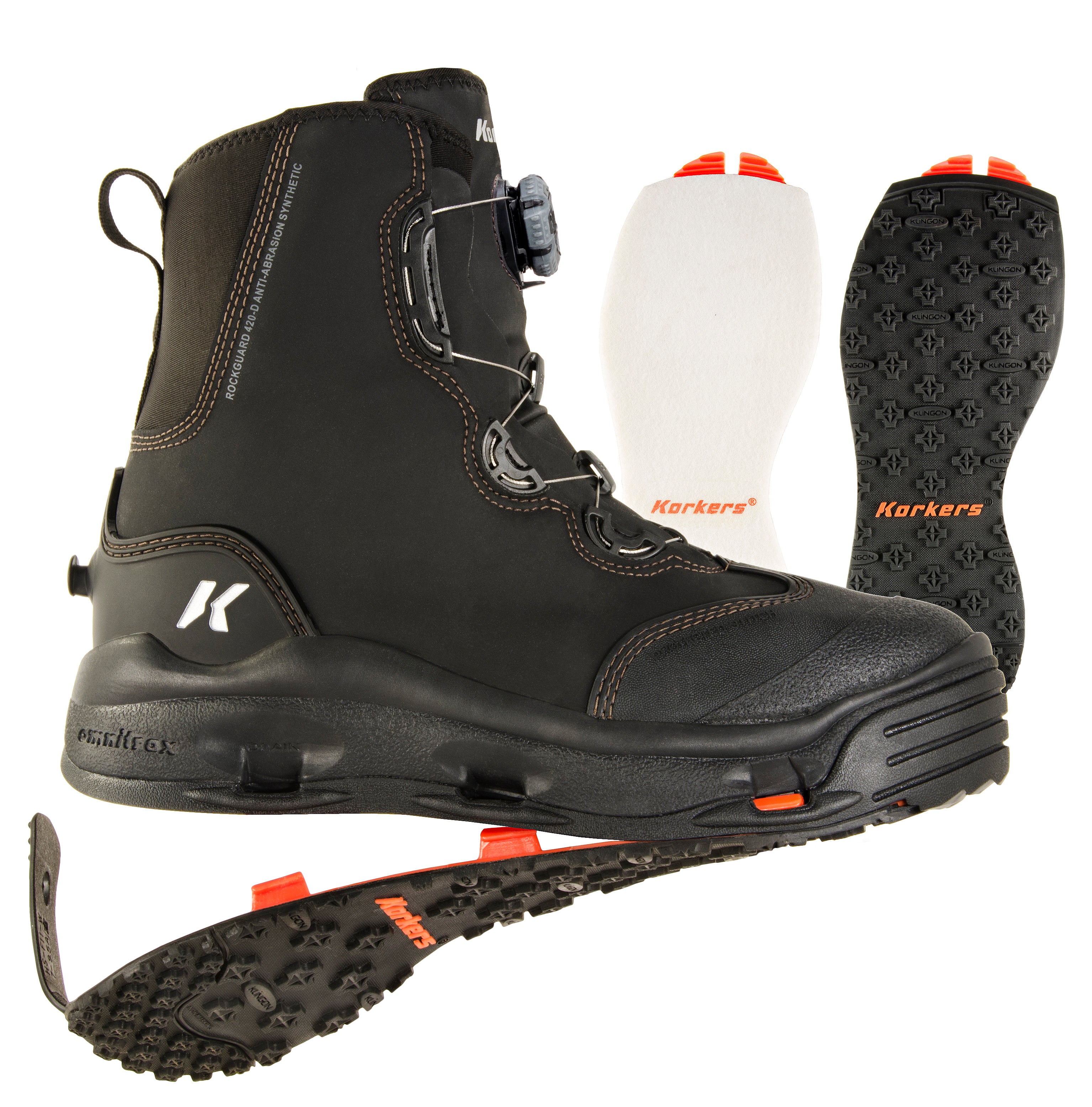 コーカーズ korkers Devil&#39;s Canyon デビルズキャニオン FB4110 US8 ウェーディングブーツ シューズ アウトドア Devil's Canyon | Wading Boots | Korkers
