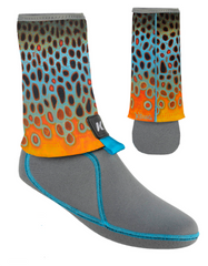 Deyoung Brown Flank Sock - I-Drain Neoprene Guard Socks™ / 3.5mm