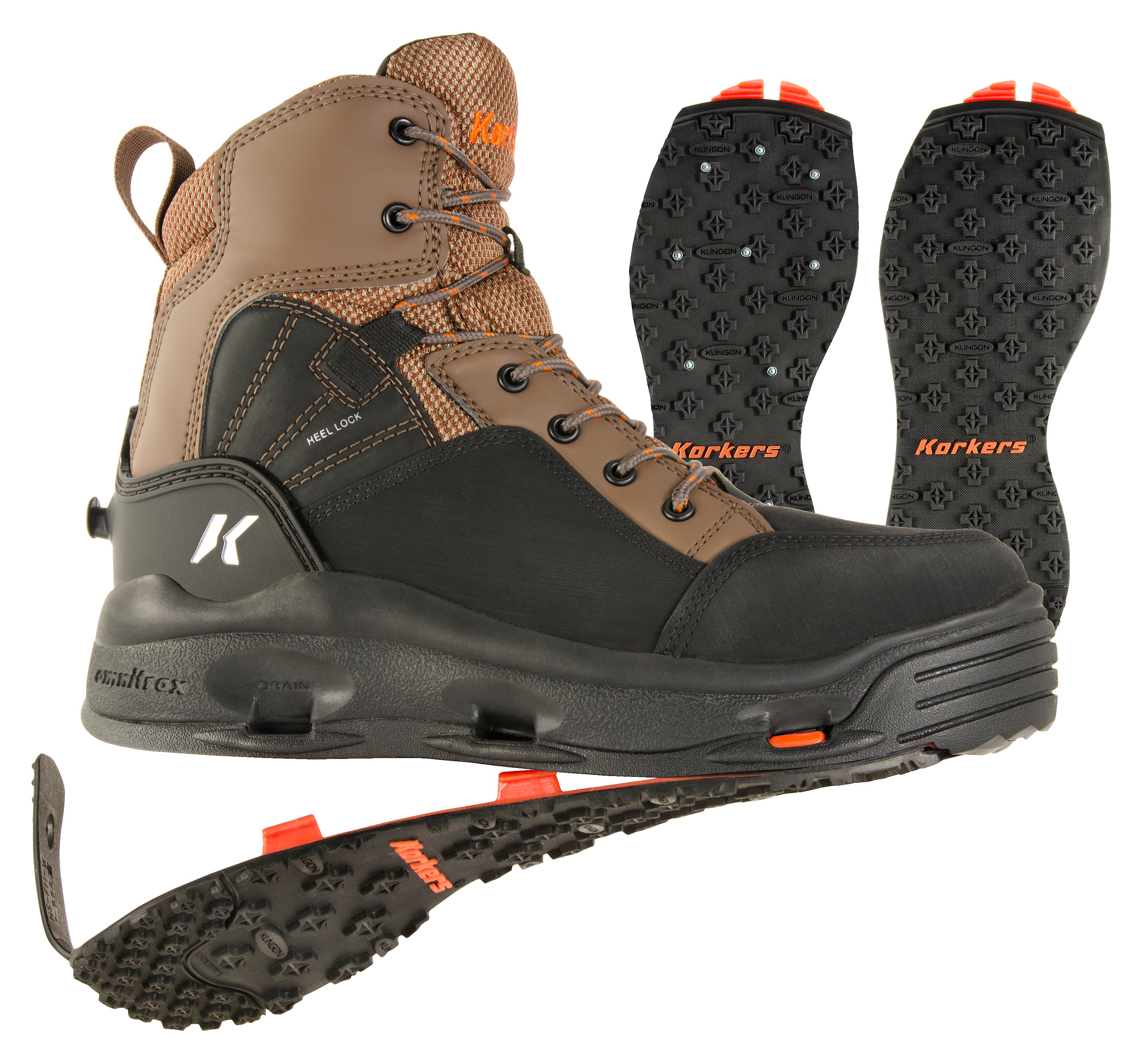 BuckSkin Lightweight Wading Boots Korkers