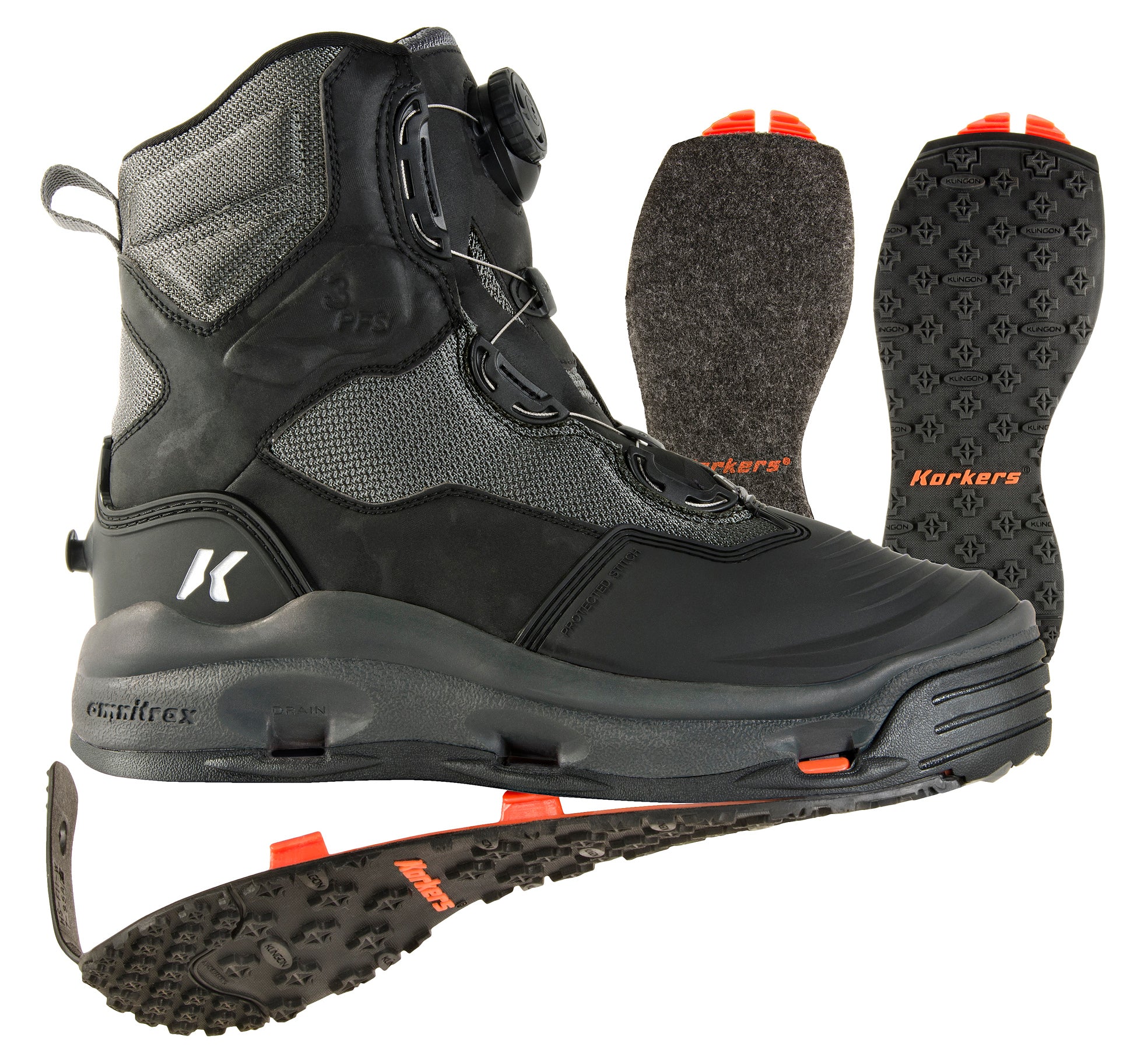 Darkhorse, Wading Boots with Solid Ankle Support