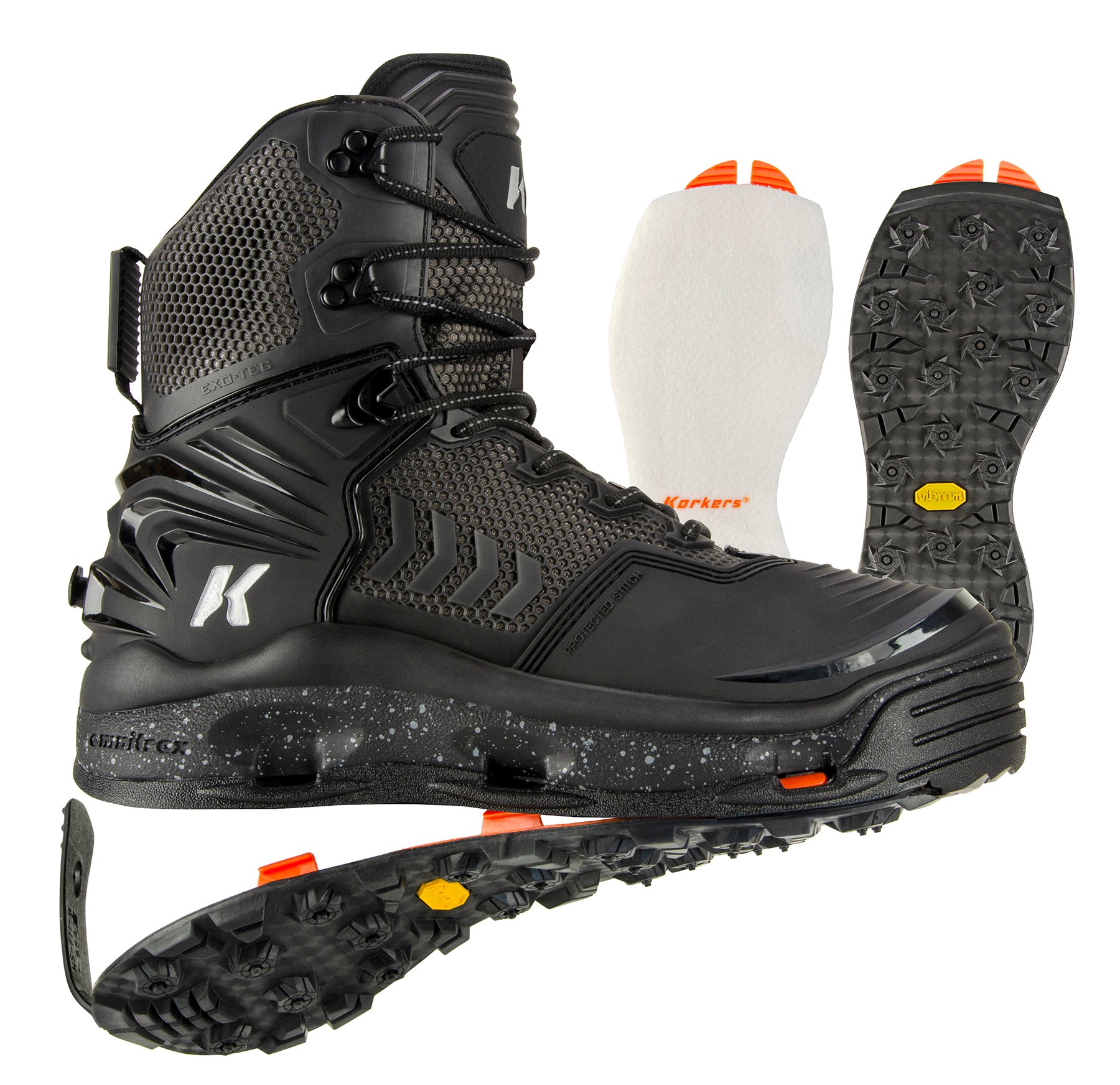 Korkers Boots Logo Korkers DarkHorse™ Wading Boot