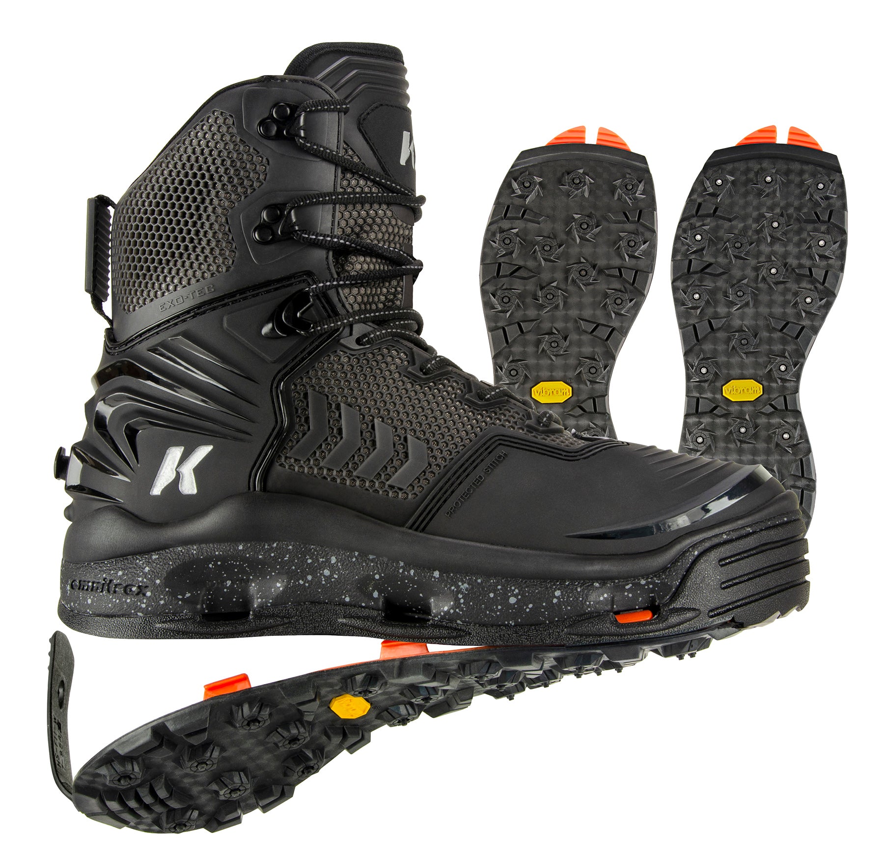 River Ops™ Vibram XS Trek Studded XS Trek Soles size Black