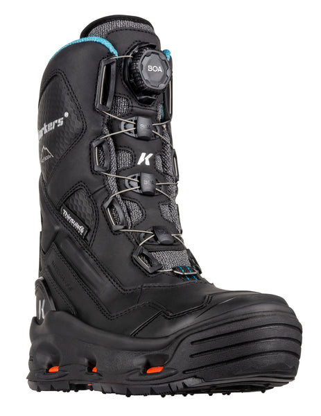 savage gear polar boots Korkers Women's Polar Vortex 1200 BOA Boots Black 10