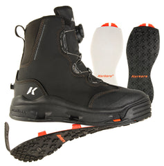 Korkers RockTrax Fly Fishing Cleated Overshoes with 28 Carbide