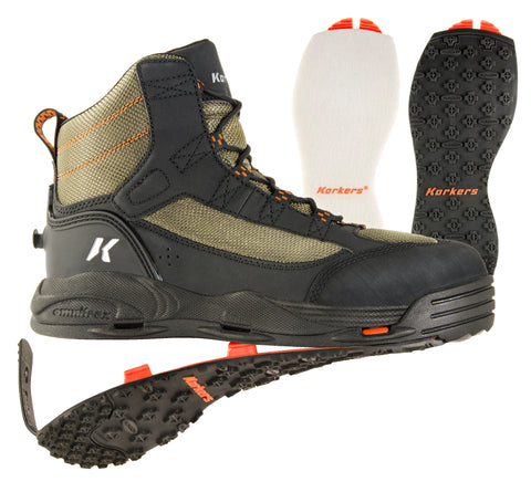 Korkers Men's IceJack Pro Safety Winter Work Boots with Ninety